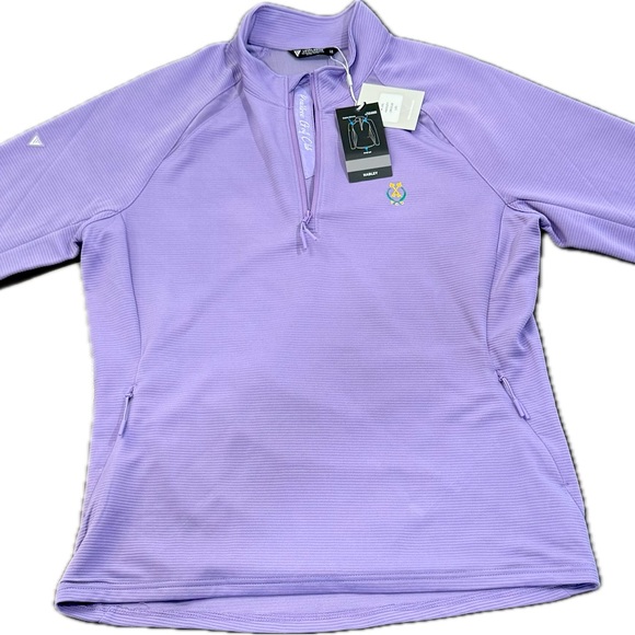 Peachtree Golf Club Women’s Levelwear Large QZip - Picture 1 of 3